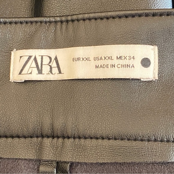 Zara Black Wide Leg Pants - Picture 10 of 16
